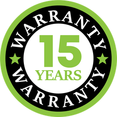 15 year warranty