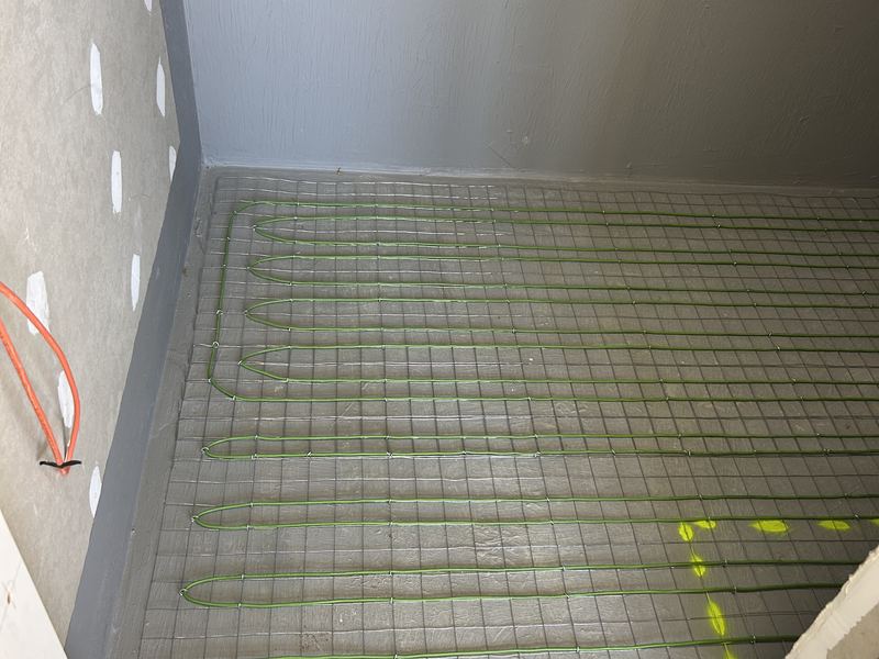Thermostat installation photo 3