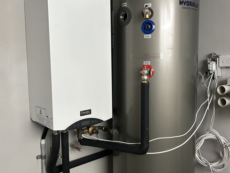 Gas boiler installation photo 2