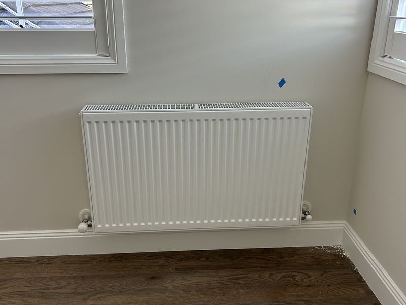 Radiator installation photo 2